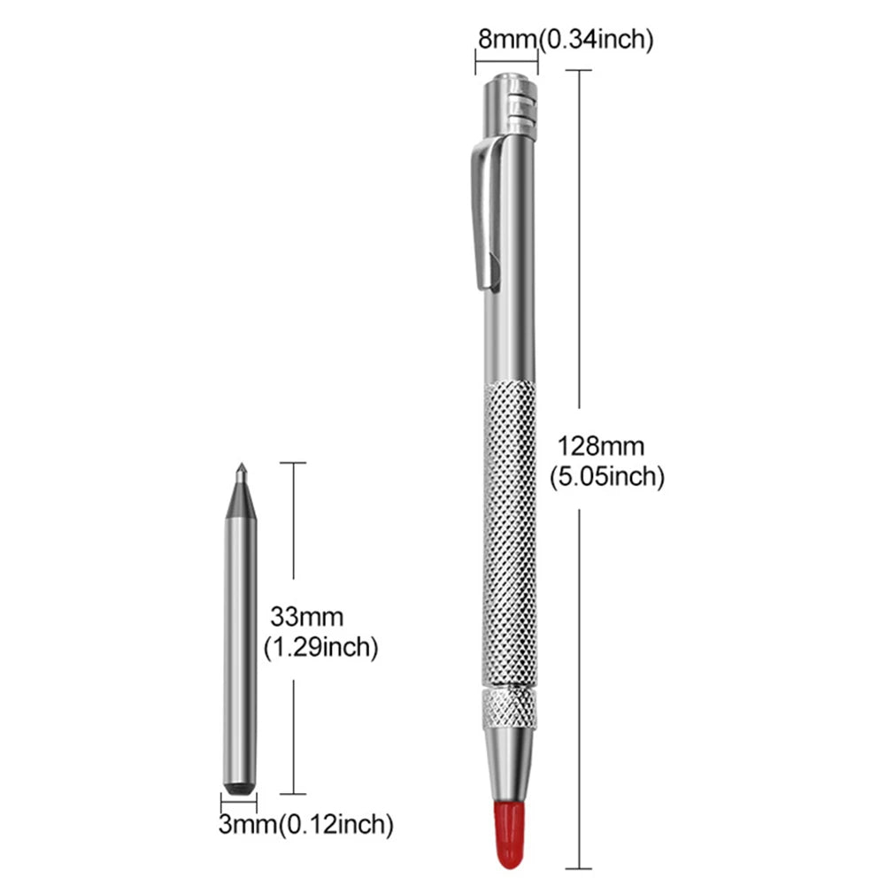 11PCS Tungsten Carbide Scriber Pen for Precision Marking - Smarsty