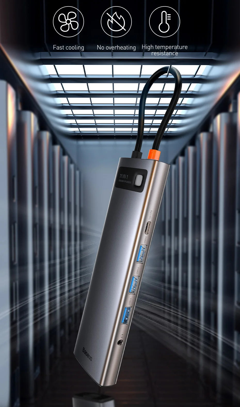 11-in-1 USB-C Hub – All-in-One Dock for MacBook Pro/Air - Smarsty