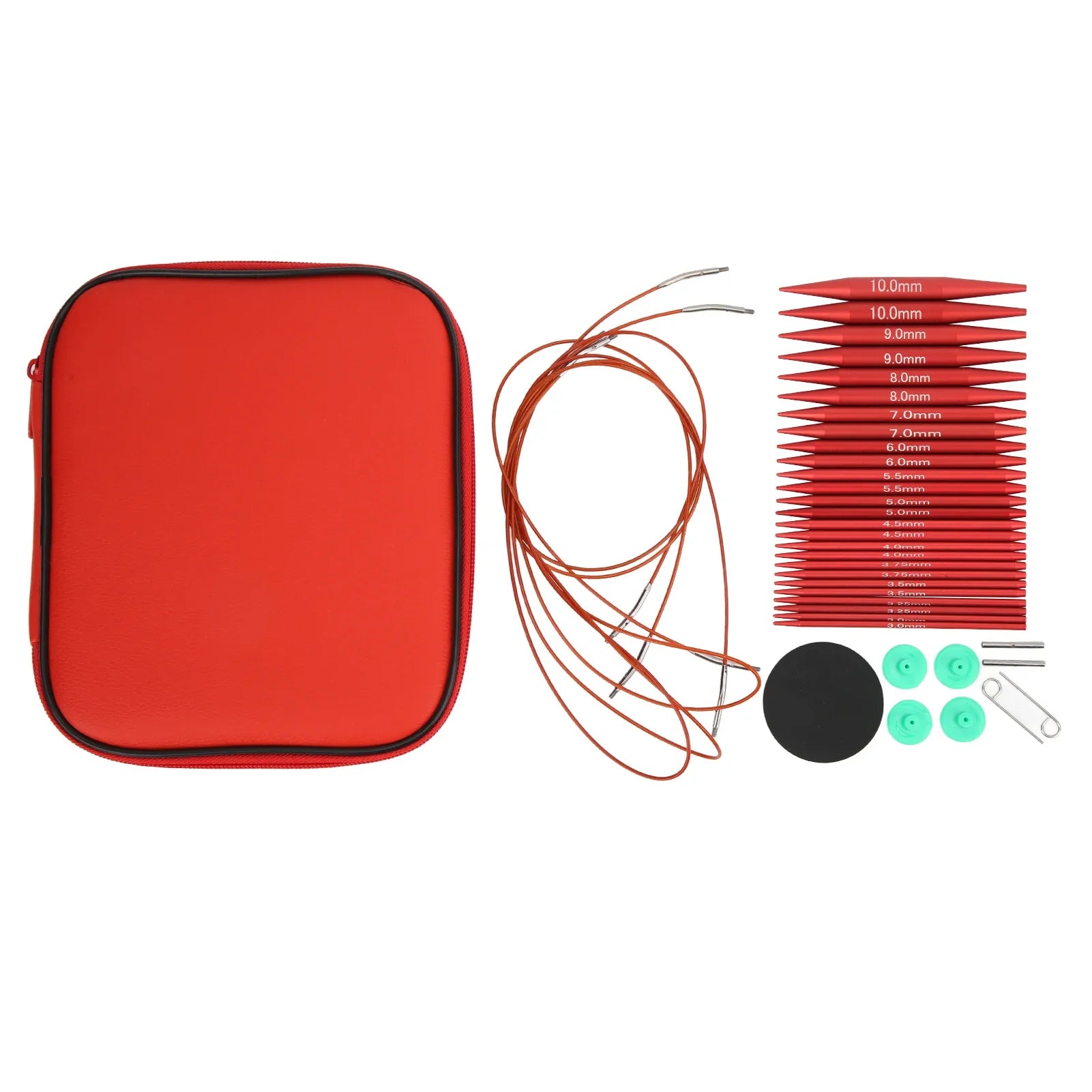 Interchangeable Knitting Needles Set with Multiple Sizes - Smarsty