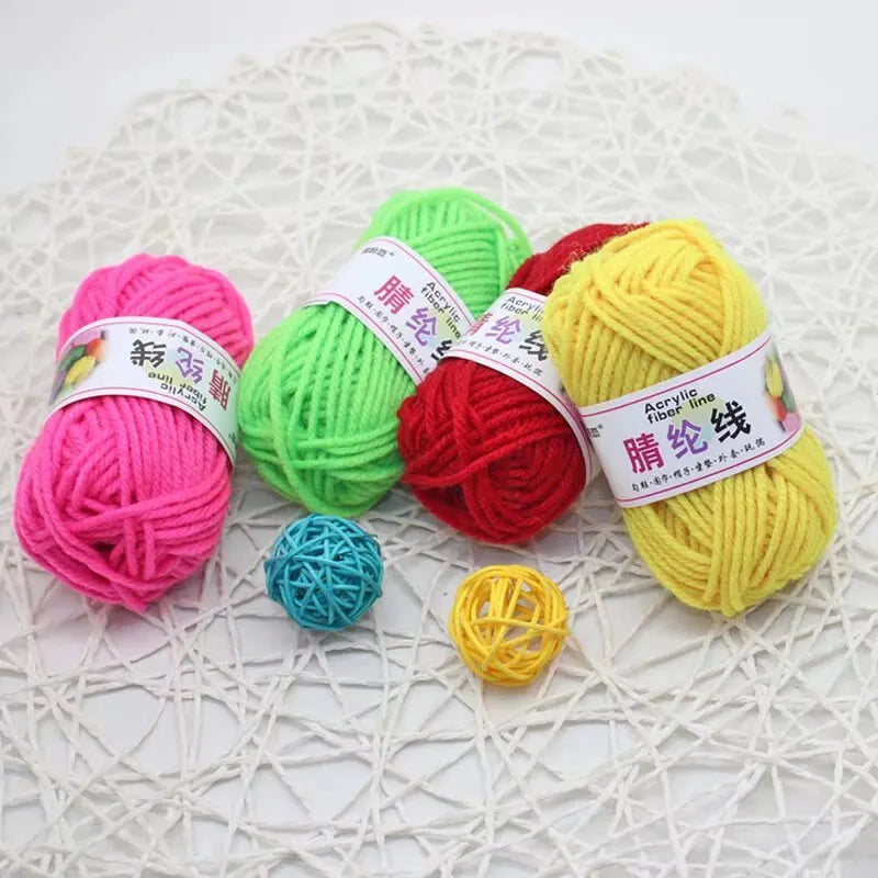 Multicolor Yarn Starter Kit for Beginners Knitting and Crocheting - Smarsty