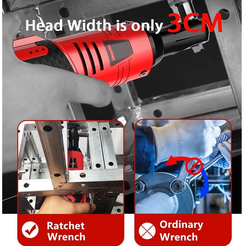 Cordless Electric Impact Wrench with 350N.m Torque - Smarsty