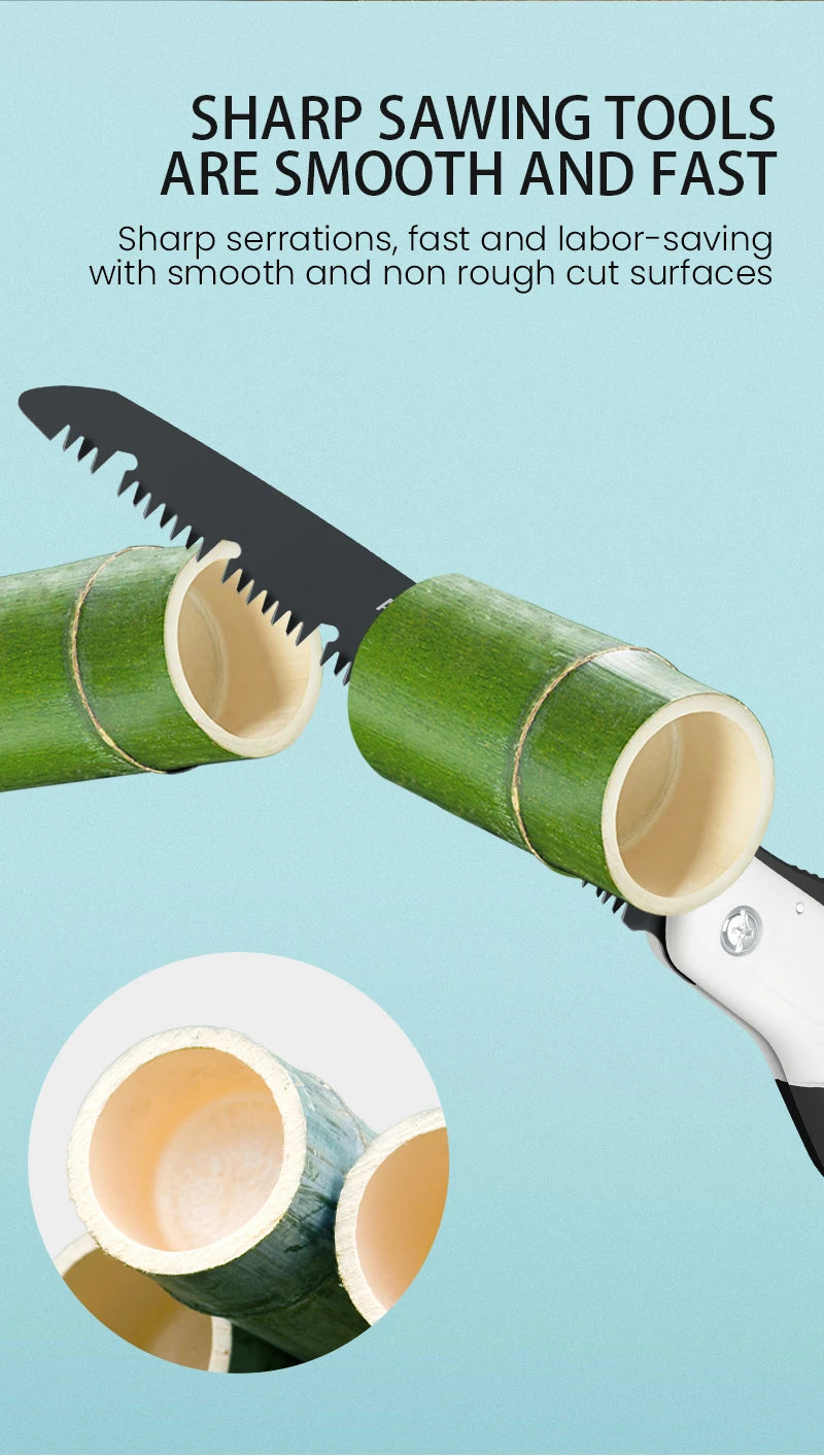 AIRAJ Woodworking Folding Saw for Easy Camp Cutting - Smarsty