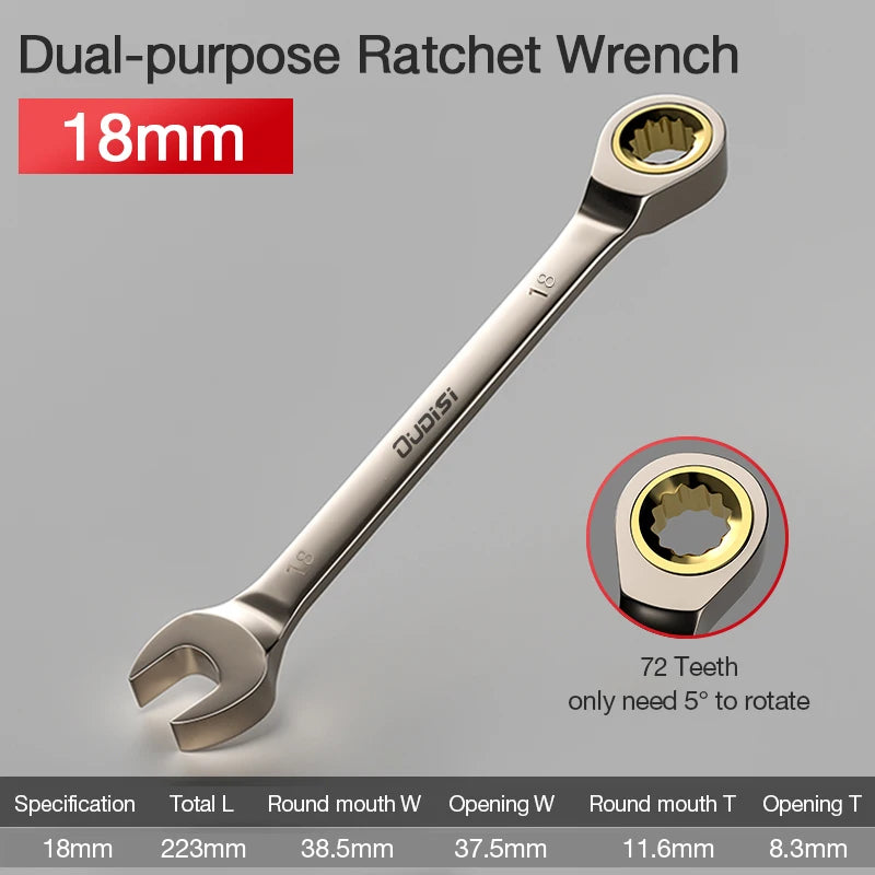 Flexible Golden Ratchet Wrench for Easy Car Repairs - Smarsty