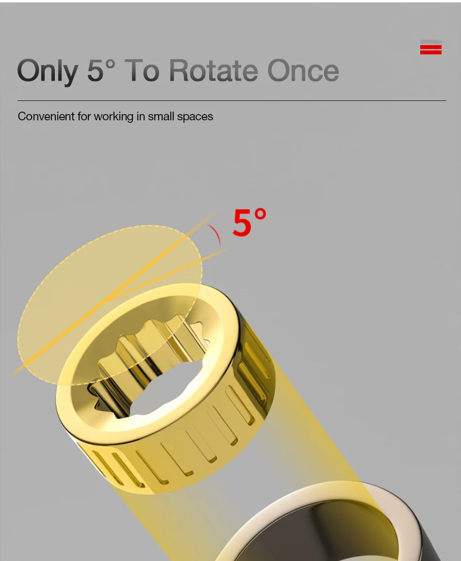 Flexible Universal Ratchet Wrench for Easy Car Repairs - Smarsty