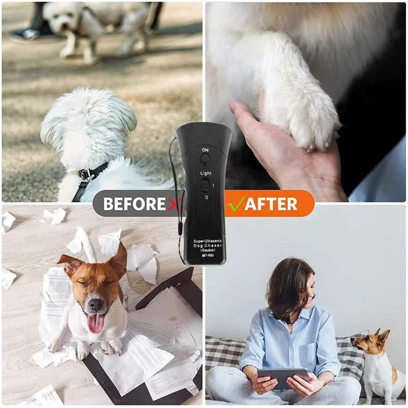 Ultrasonic Dog Trainer Device for Effective Bark Control - Smarsty