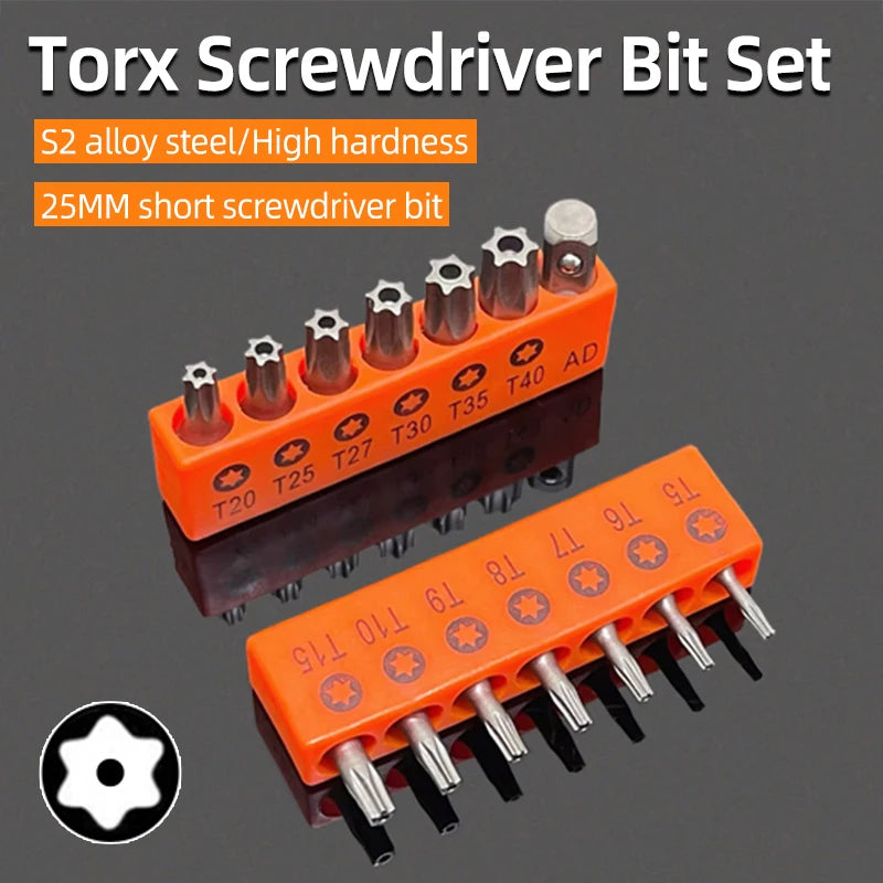 Tamper Proof Torx Screwdriver Bit Set with Magnetic Tips - Smarsty