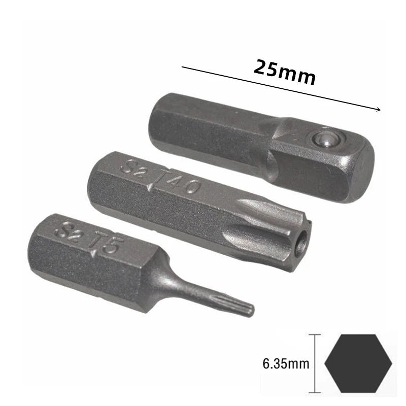 Tamper Proof Torx Screwdriver Bit Set with Magnetic Tips - Smarsty
