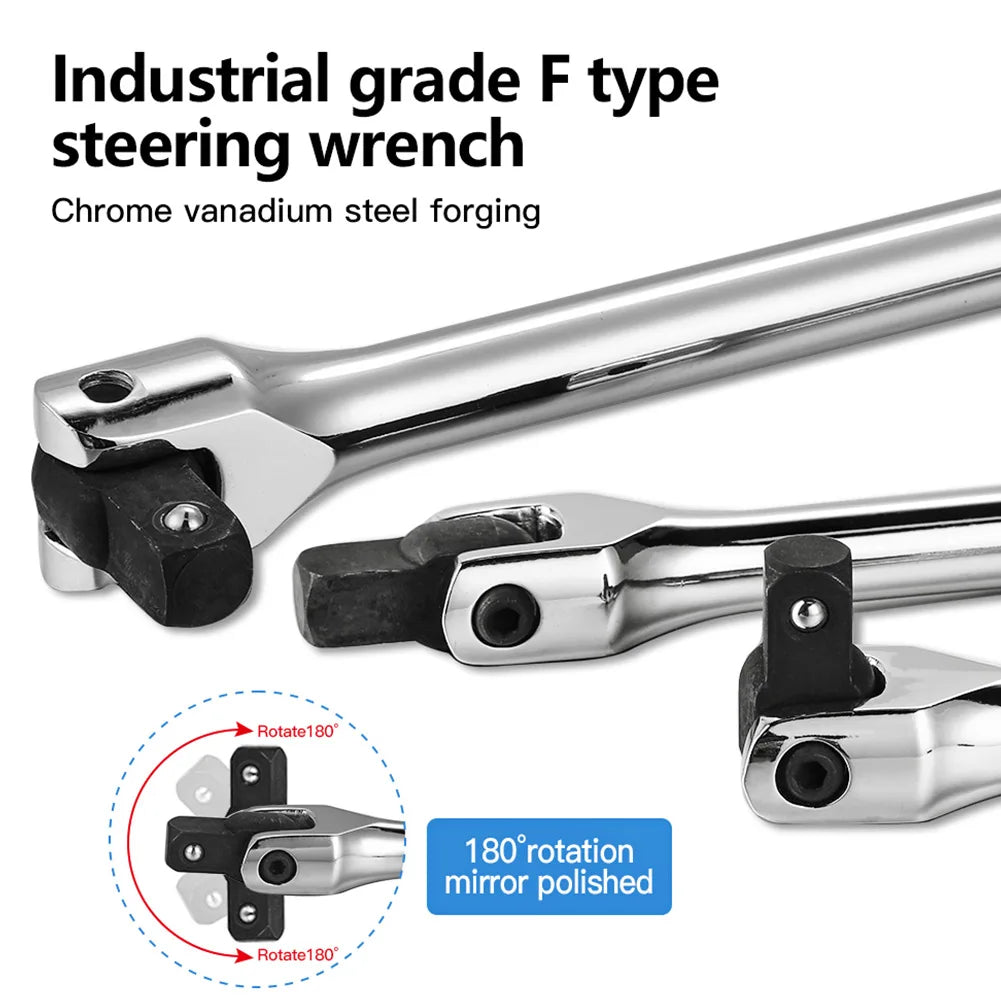 1/2 Inch Torque Wrench Socket with Strong Lever Handle - Smarsty