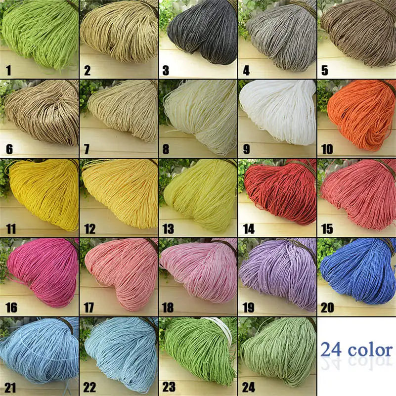 Natural Raffia Straw Yarn for DIY Crafts and Knitting - Smarsty