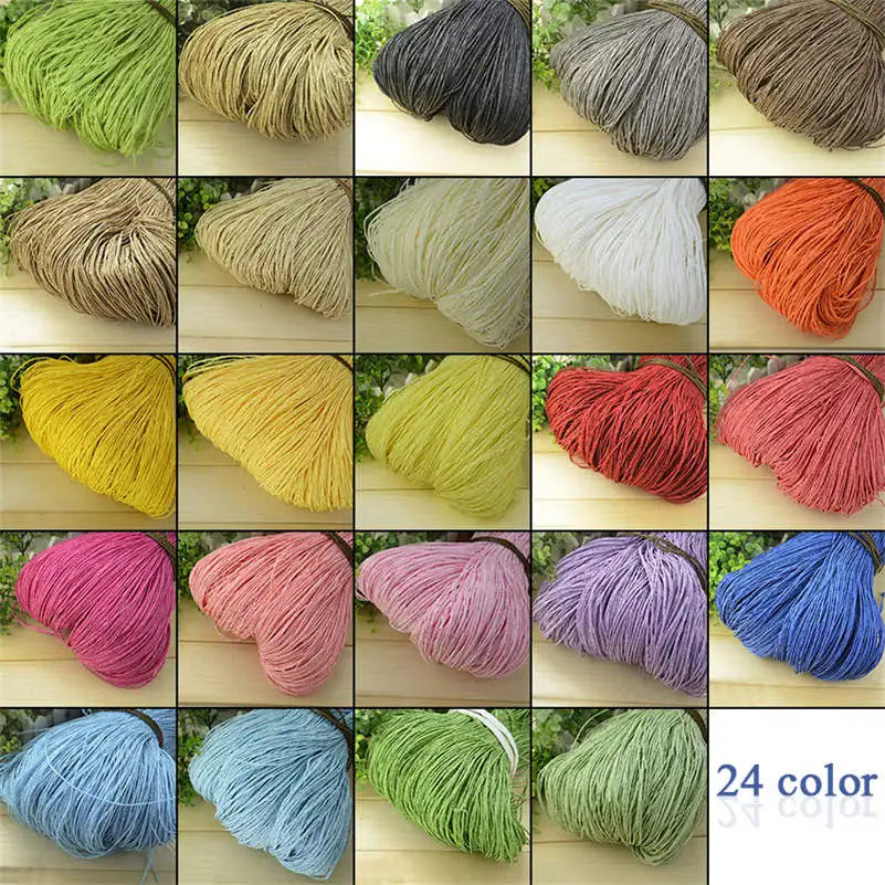 Natural Raffia Straw Yarn for DIY Crafts and Knitting - Smarsty