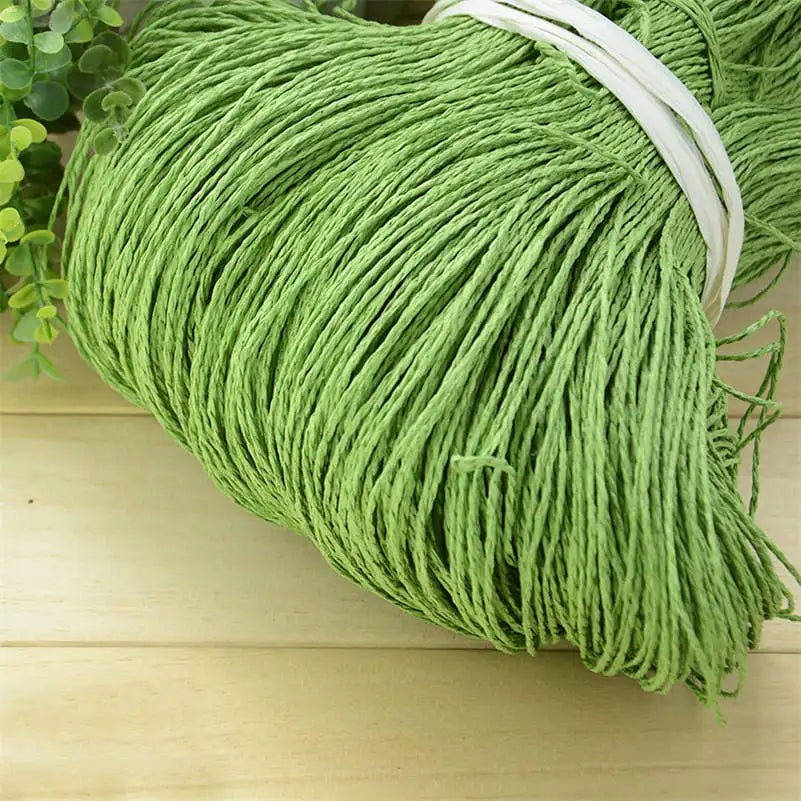 Natural Raffia Straw Yarn for DIY Crafts and Knitting - Smarsty