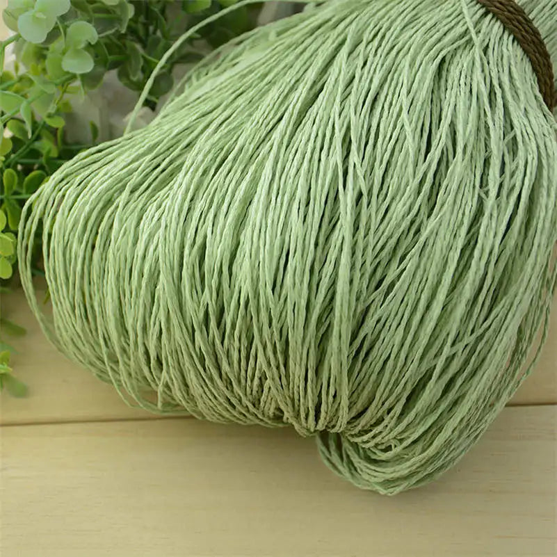 Natural Raffia Straw Yarn for DIY Crafts and Knitting - Smarsty