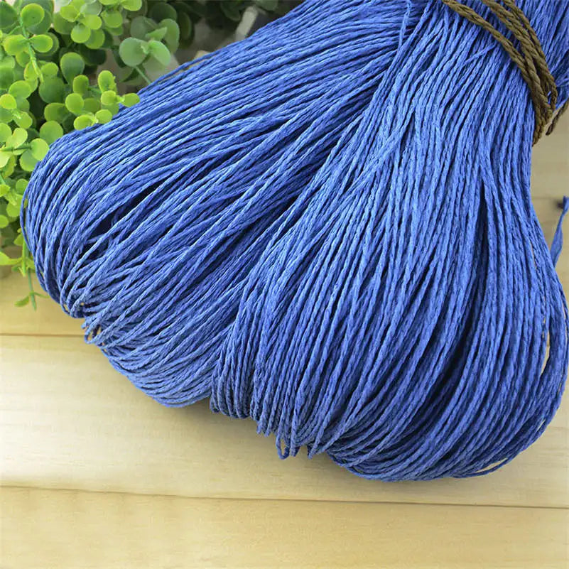 Natural Raffia Straw Yarn for DIY Crafts and Knitting - Smarsty