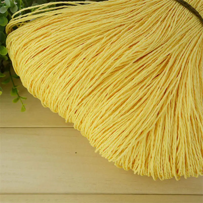 Natural Raffia Straw Yarn for DIY Crafts and Knitting - Smarsty