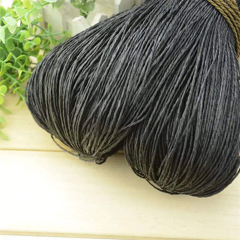 Natural Raffia Straw Yarn for DIY Crafts and Knitting - Smarsty