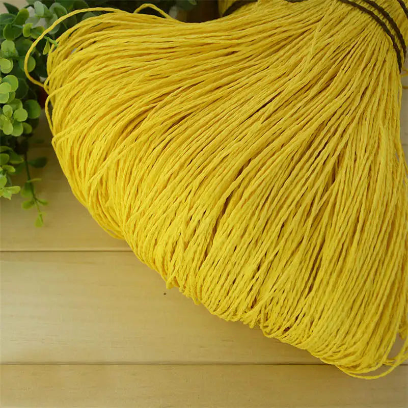 Natural Raffia Straw Yarn for DIY Crafts and Knitting - Smarsty