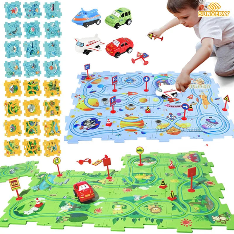 Educational Electric Car Track Set - Smarsty