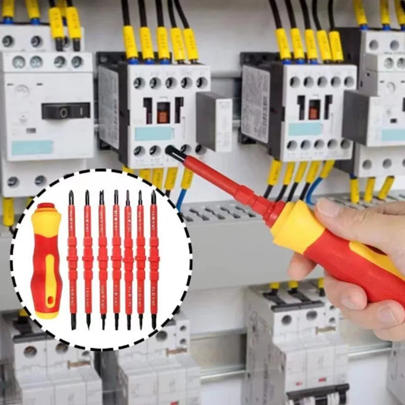 Insulated Electrician Tool Kit with Ergonomic Handle - Smarsty