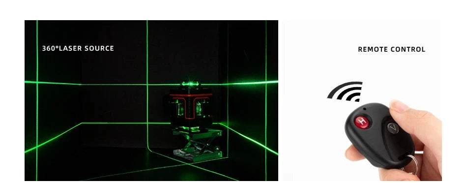 HILDA 16 Line Green Laser Level for Accurate Measurements - Smarsty