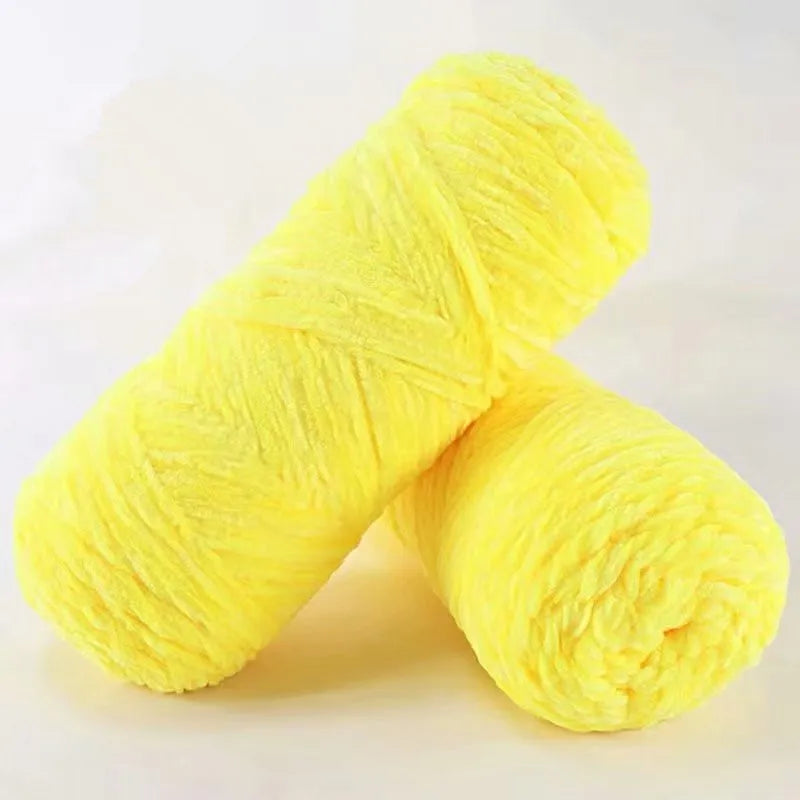 Soft Chenille Yarn for Amigurumi Projects 100% Polyester - Smarsty