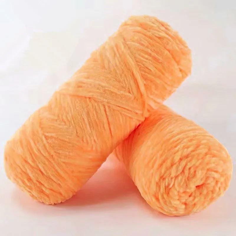 Soft Chenille Yarn for Amigurumi Projects 100% Polyester - Smarsty