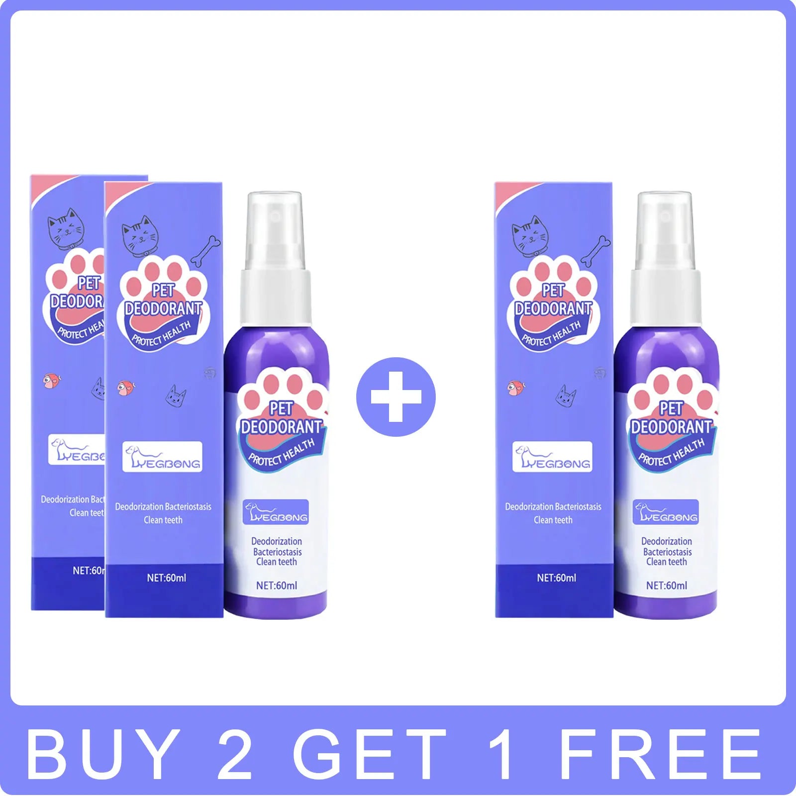 Pet Oral Cleanse Spray for Fresh Breath and Clean Teeth - Smarsty