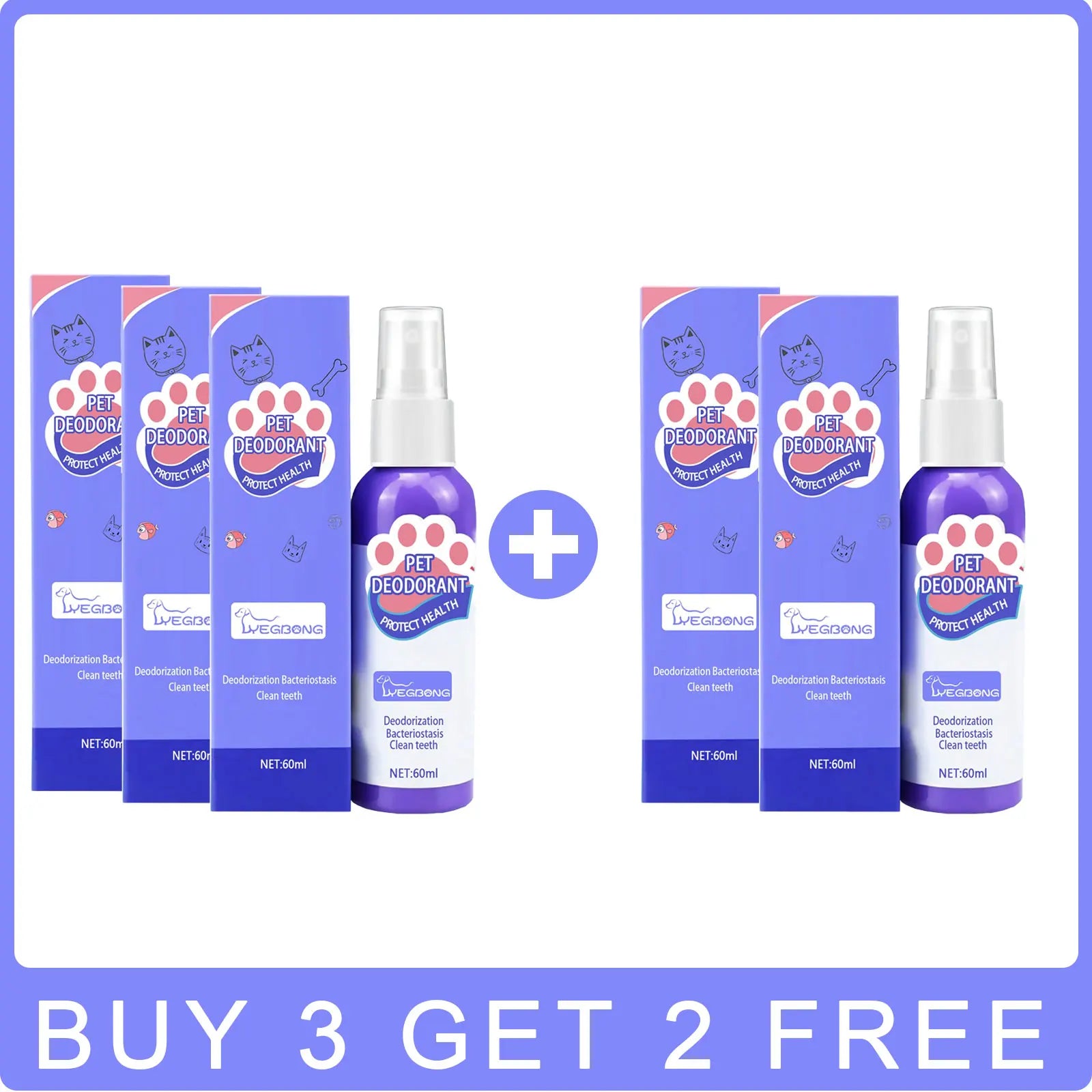 Pet Oral Cleanse Spray for Fresh Breath and Clean Teeth - Smarsty