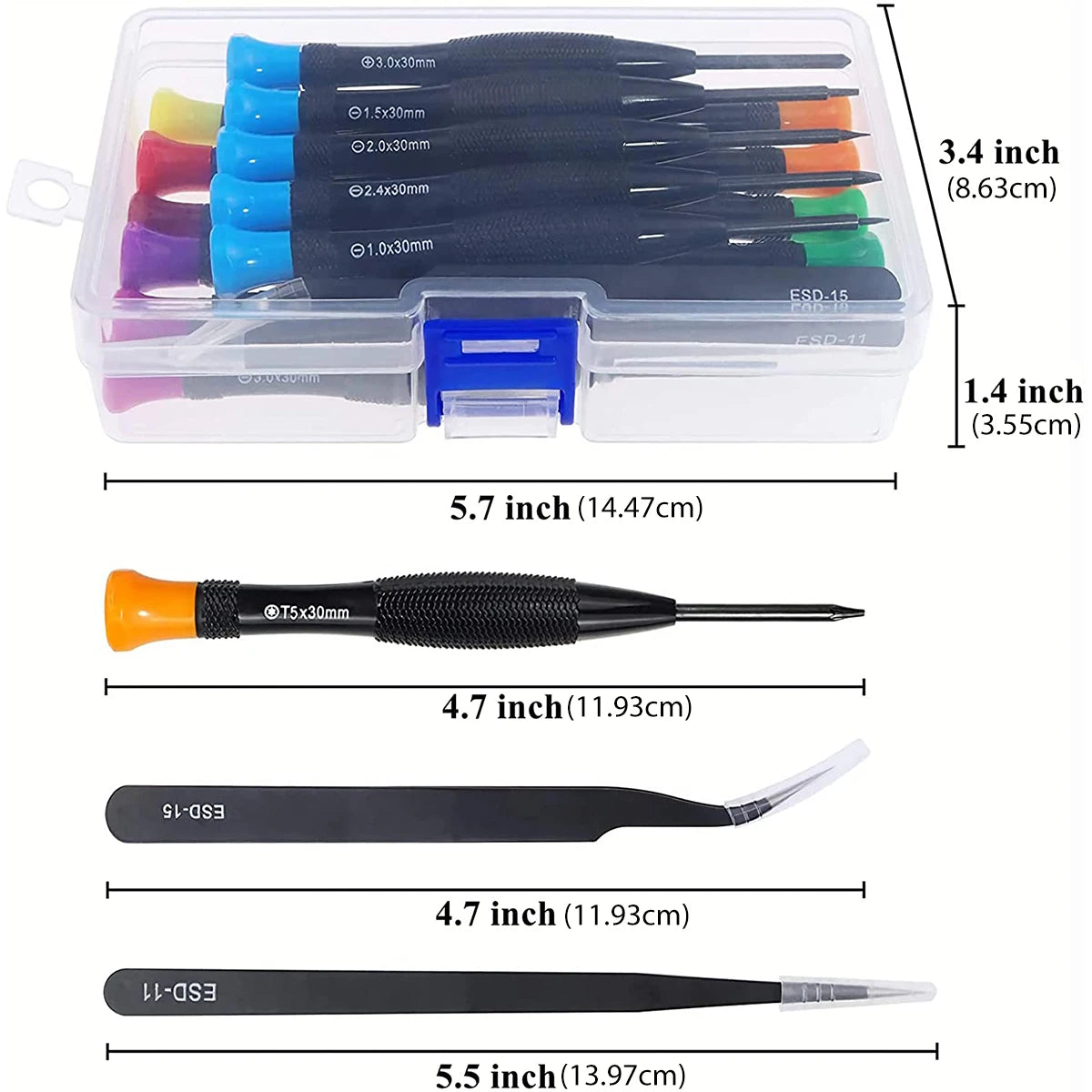 Mini Magnetic Screwdriver Set for Precision Repairs - Smarsty