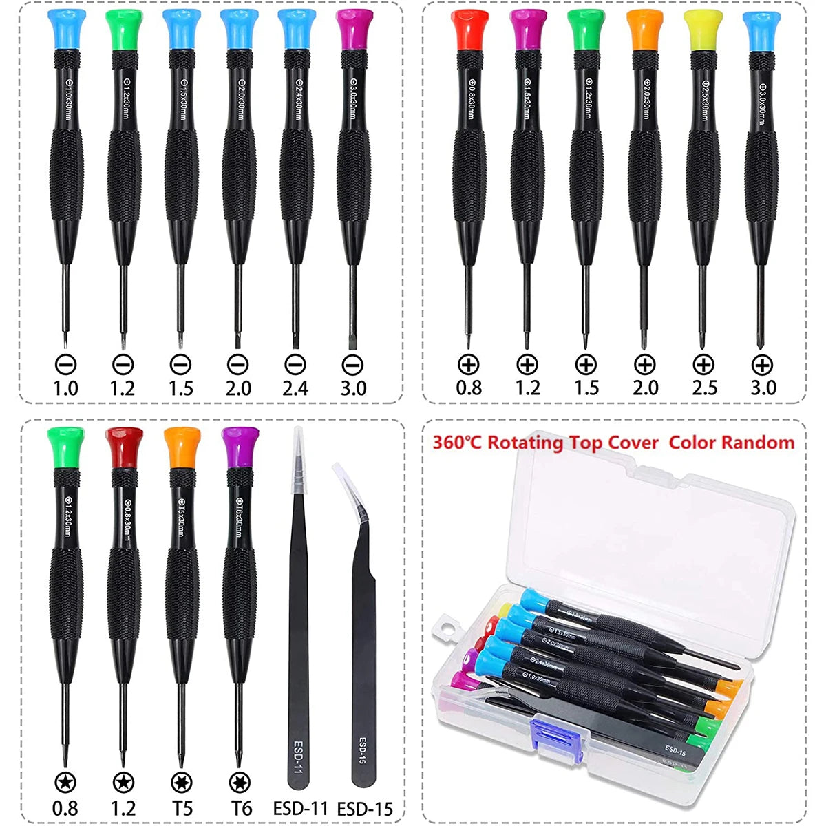 Mini Magnetic Screwdriver Set for Precision Repairs - Smarsty