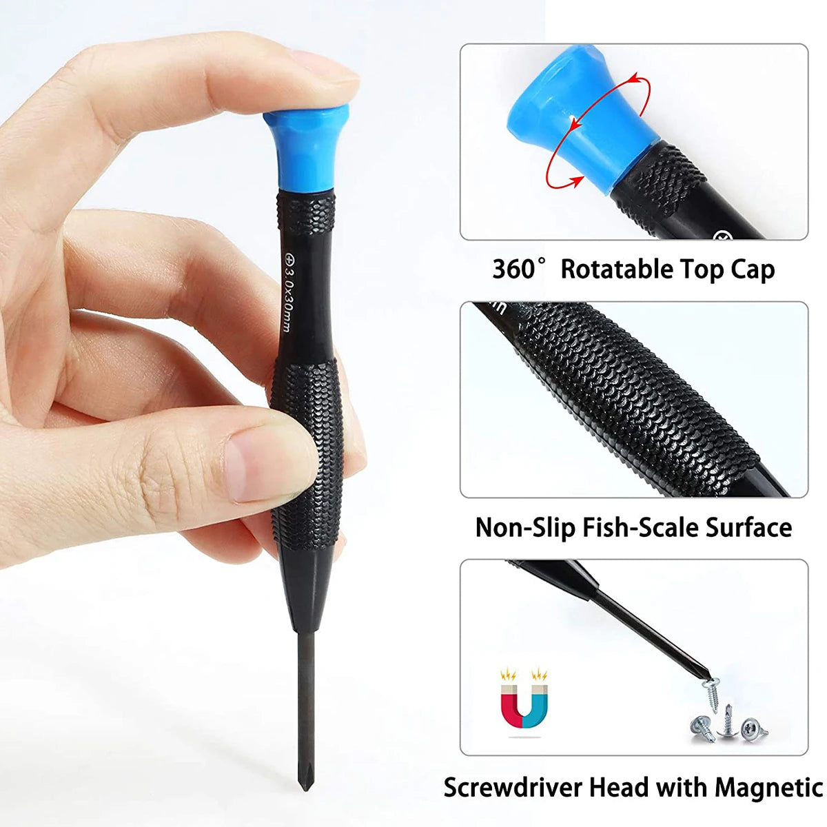 Mini Magnetic Screwdriver Set for Precision Repairs - Smarsty