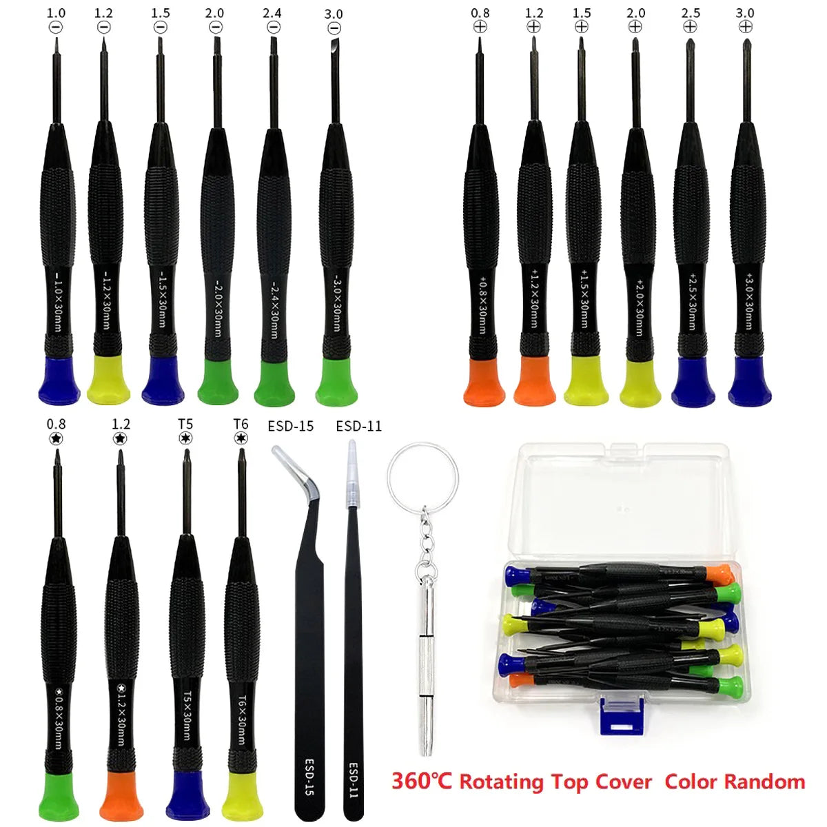 Mini Magnetic Screwdriver Set for Precision Repairs - Smarsty