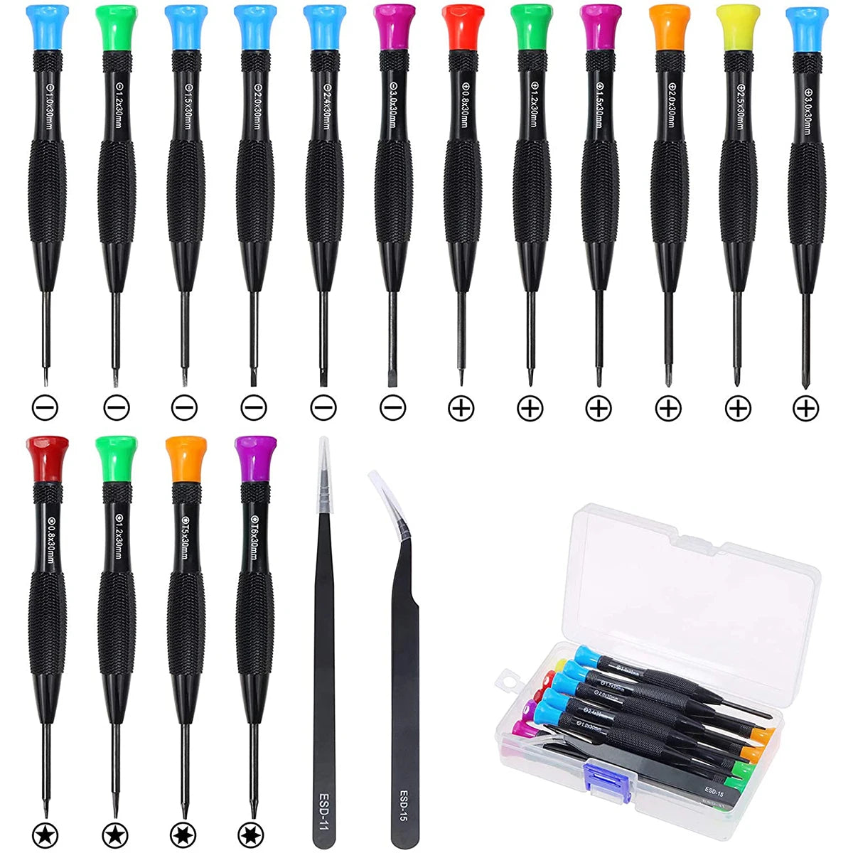 Mini Magnetic Screwdriver Set for Precision Repairs - Smarsty