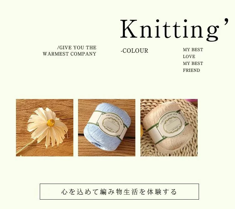 Cotton Linen Lace Yarn for Summer Crochet Projects - Smarsty