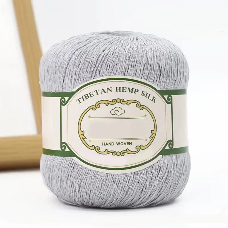 Cotton Linen Lace Yarn for Summer Crochet Projects - Smarsty