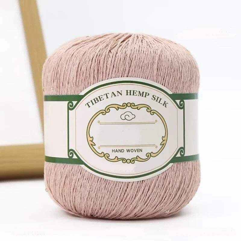 Cotton Linen Lace Yarn for Summer Crochet Projects - Smarsty