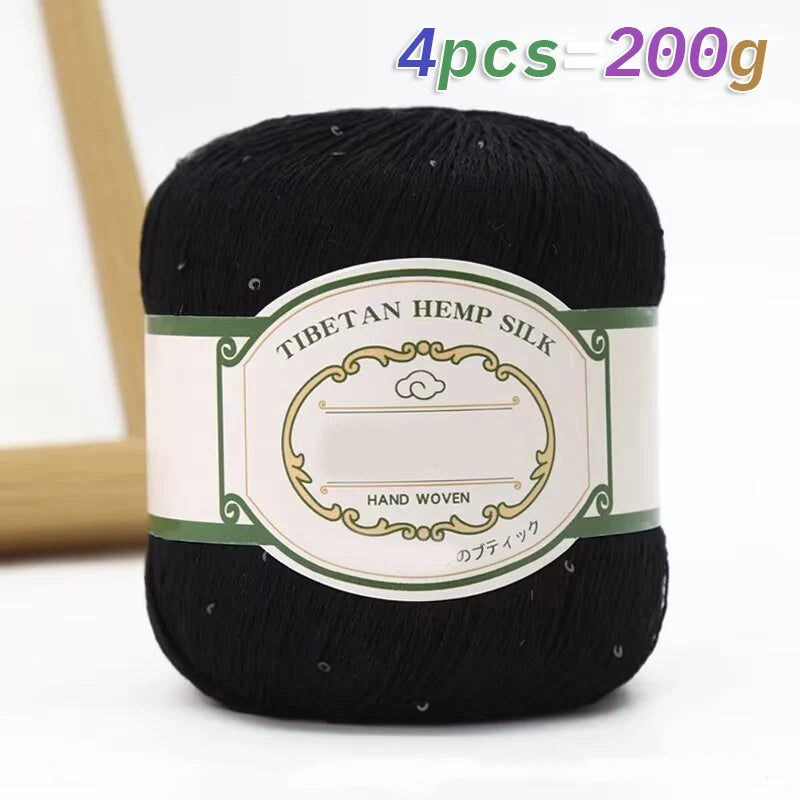 Cotton Linen Lace Yarn for Summer Crochet Projects - Smarsty