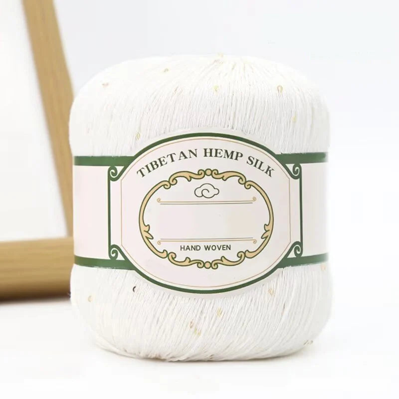 Cotton Linen Lace Yarn for Summer Crochet Projects - Smarsty