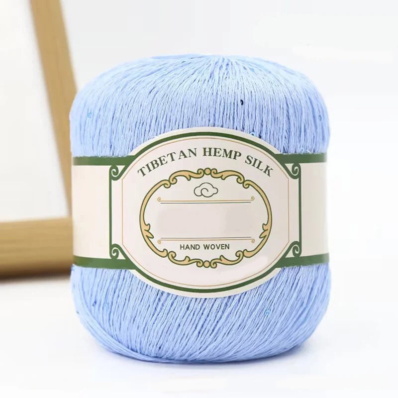 Cotton Linen Lace Yarn for Summer Crochet Projects - Smarsty