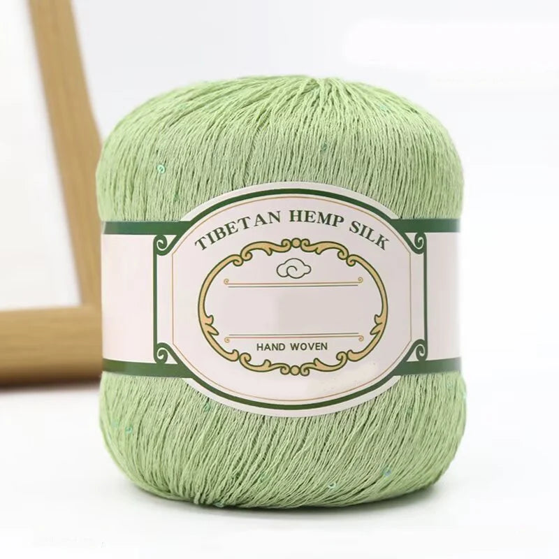 Cotton Linen Lace Yarn for Summer Crochet Projects - Smarsty