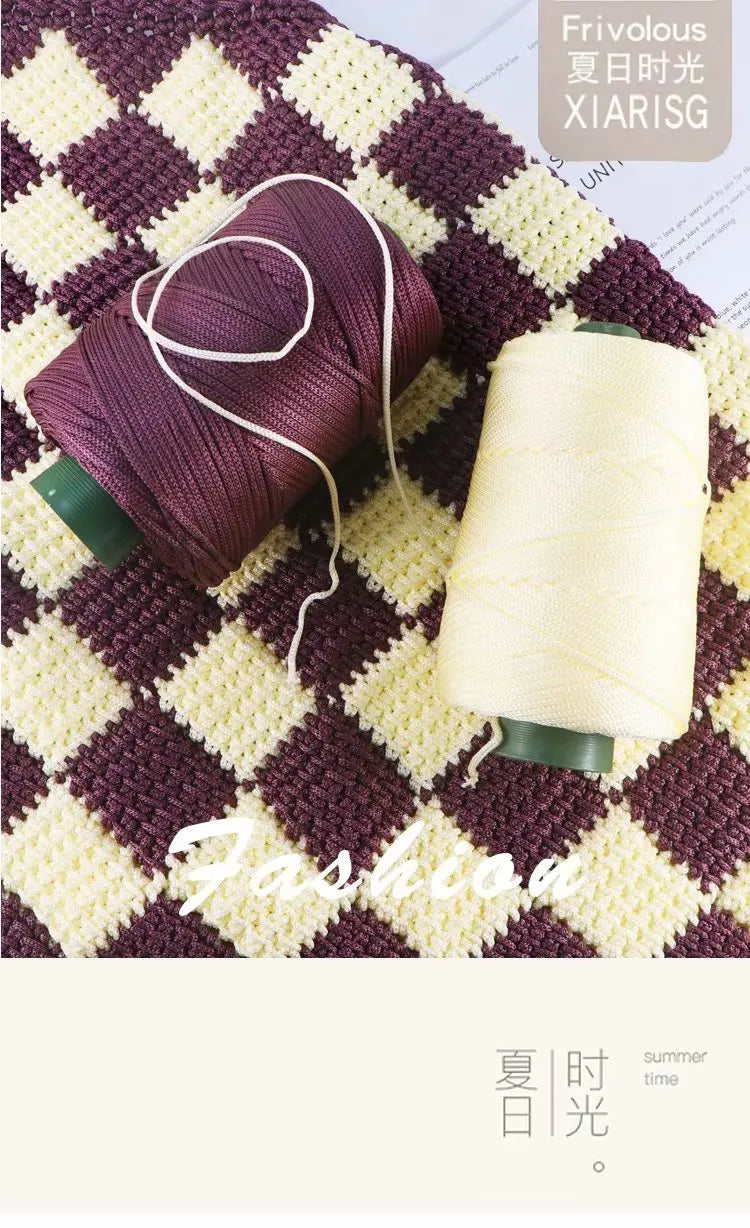 Lightweight Polyester Crochet Yarn for Summer Hats - Smarsty