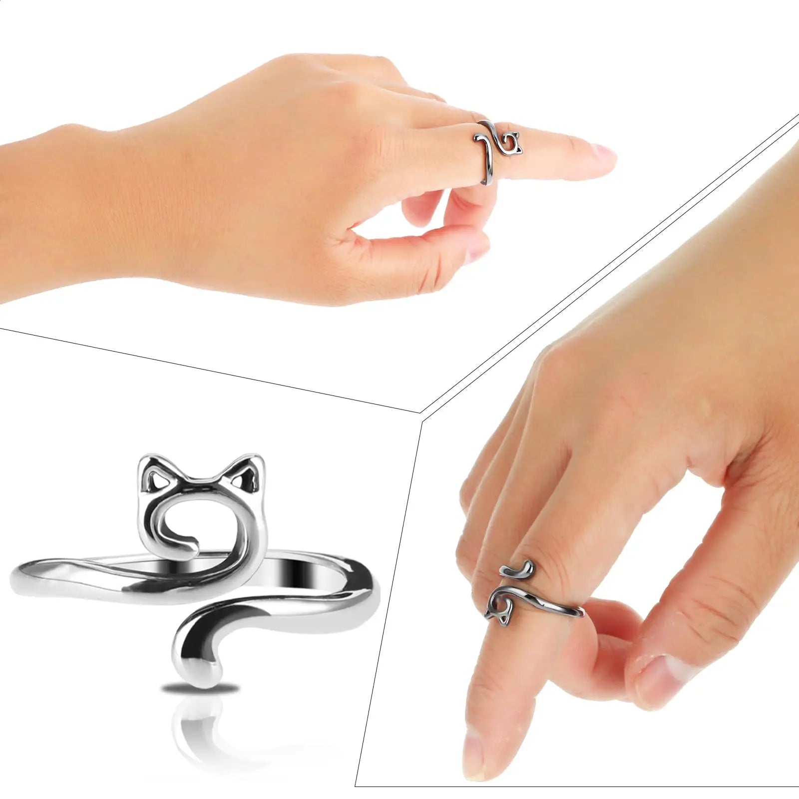 Adjustable Knitting Crochet Rings for Faster Yarn Tension - Smarsty