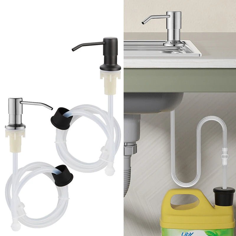 Stainless Steel Soap Dispenser Extension Kit for Kitchen - Smarsty