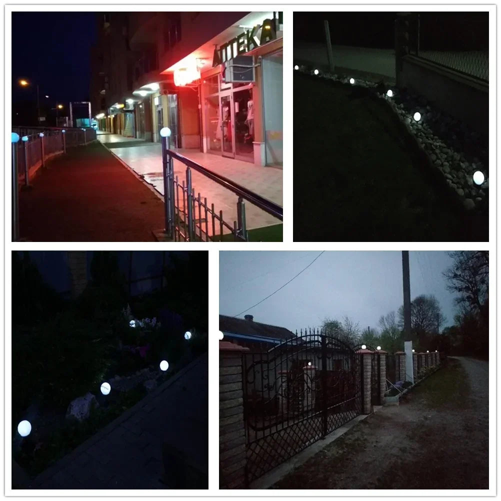 Solar Powered Waterproof LED Bulb Garden Lights - Smarsty