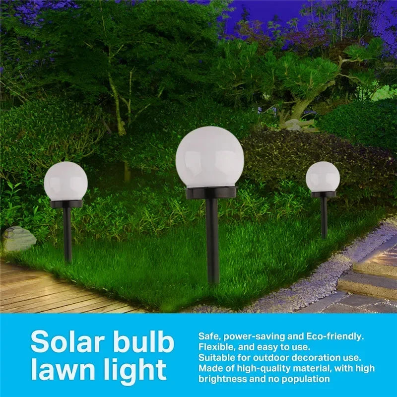 Solar Powered Waterproof LED Bulb Garden Lights - Smarsty