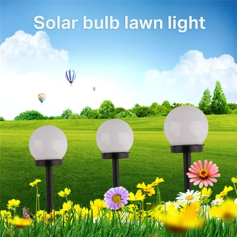 Solar Powered Waterproof LED Bulb Garden Lights - Smarsty