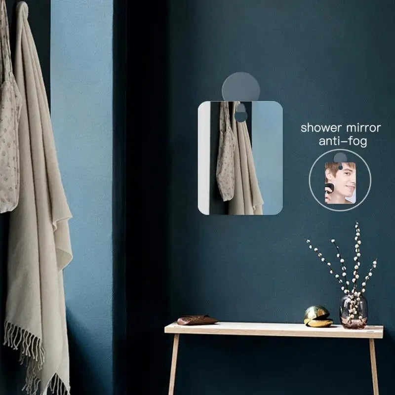 Acrylic Anti Fog Shower Mirror for Shaving and Makeup - Smarsty
