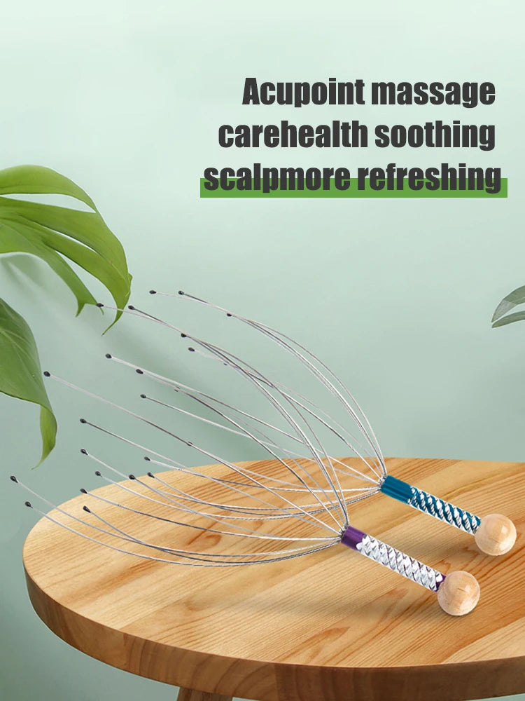 Head Massager Octopus Tool for Relaxation and Scalp Health - Smarsty