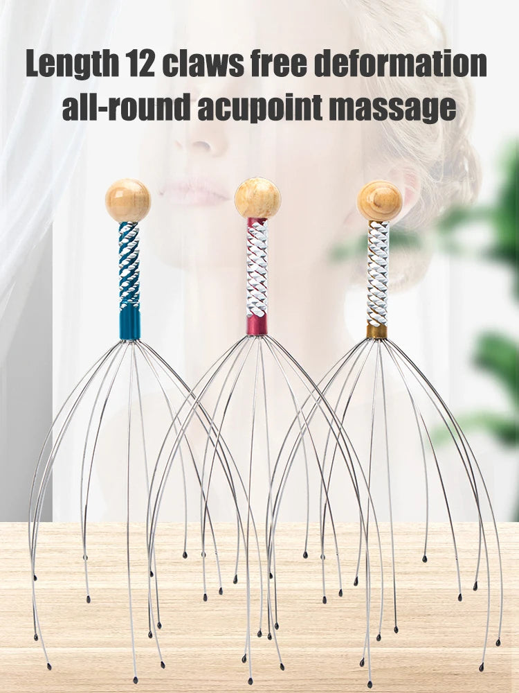 Head Massager Octopus Tool for Relaxation and Scalp Health - Smarsty