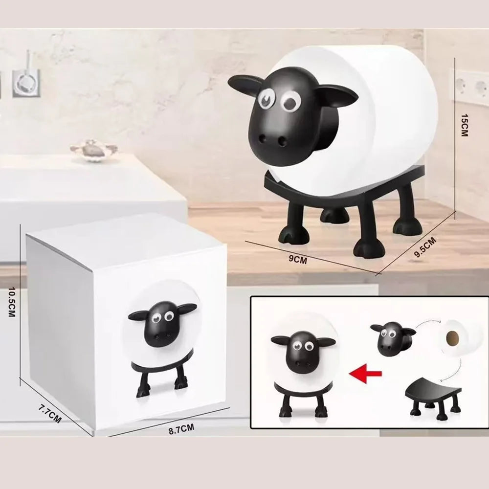 Funny Sheep Toilet Roll Holder for Unique Bathroom Decor - Smarsty