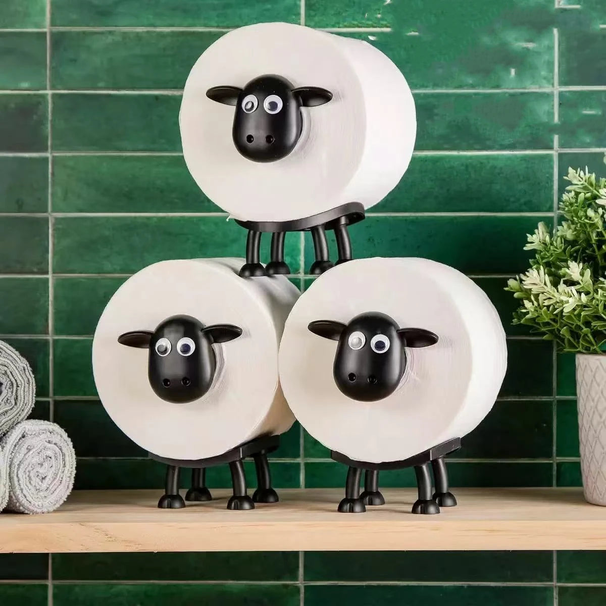 Funny Sheep Toilet Roll Holder for Unique Bathroom Decor - Smarsty